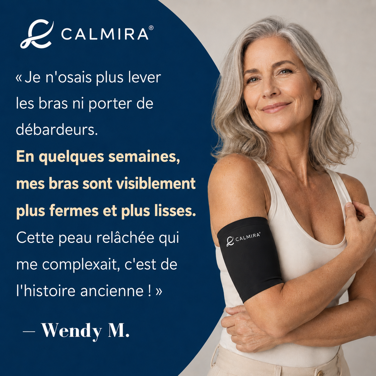 Calmira - Manchon Minceur & Raffermissant Bras
